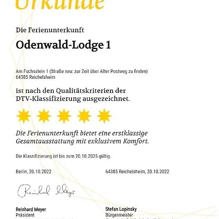 Odenwald-lodge Mit Infrarotsauna Und E-ladestation 