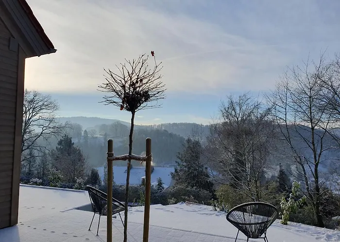 Odenwald-lodge Mit Infrarotsauna Und E-ladestation 