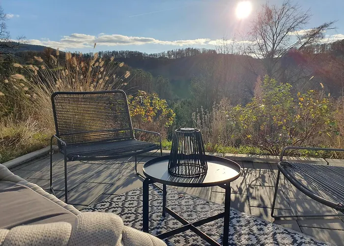 Odenwald-lodge Mit Infrarotsauna Und E-ladestation 